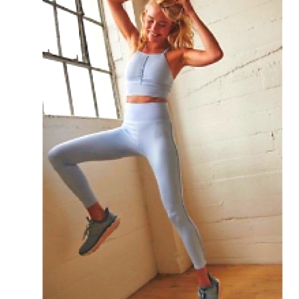 NWOT FP Movement by Free People Inspire Braided Brami Sz XS/S Light Blue